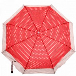 Зонт женский полуавтомат "Горох", цвет микс, 8 спиц, d-110см, длина в слож. виде 30см