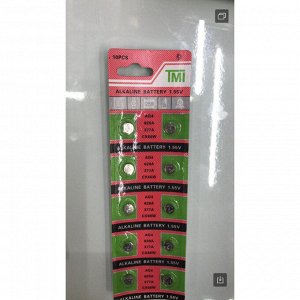Батарейки таблетки TMI алкалиновые 10шт (5000)