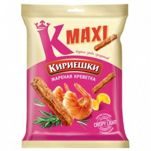 Сухарики Кириешки Maxi 60г/40 жареная креветка