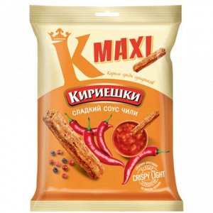 Сухарики Кириешки Maxi 60г/40 сладкий чили