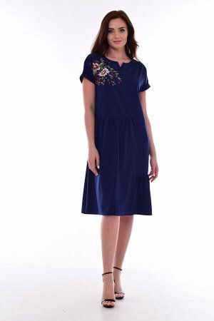 *Платье женское Ф-1-29р (темно-синий)