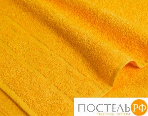 Желтое махровое полотенце  (А)  70х140