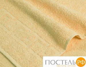 Бежевое махровое полотенце (А)  70х140