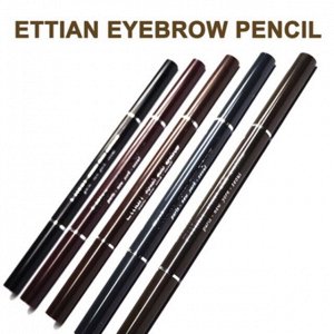 ETTIAN Карандаш для бровей, двусторонний автомат, коричневый (auto eyebrow pencil 05), ,