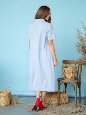 ELLCORA Платье 364/1, голубой/ночная синь
