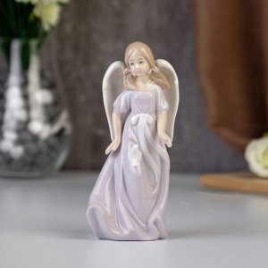 Сувенир "Ангелочек с голубем на платьице" 15х7х5,5 см