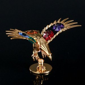 Сувенир с кристаллами Swarovski "Орёл" 11,1х5,2 см