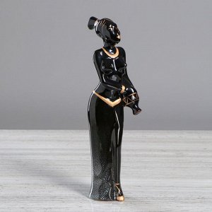 Сувенир-статуэтка "Эфиопка с кувшином", 31 см, микс