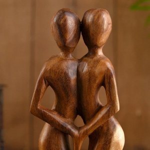 Сувенир «Пара Танец», 30x12x4.5 см, дерево, коричневый