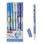 Ручка гелевая ПИШИ-СТИРАЙ стержень синий 0,5мм корпус с рисунком МИКС (СИНИЙ ПАСТИК) 451328