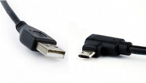 Кабель micro USB угловой