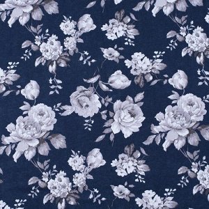 Ткань кулирка R6059-V1 Розалия цвет синий