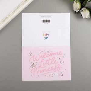 Поздравительная открытка и конверт American Crafts "Little Princess"