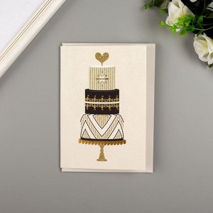 Поздравительная открытка и конверт American Crafts "Wedding Cake"