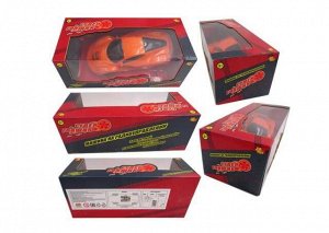 C-00371 Машинка р/у Супер гонщик 1:24 2CH, световые эффекты, цвета в ассорт. (красный, желтый, оранжевый)