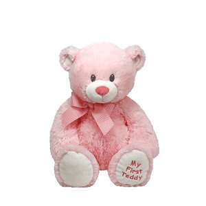 Мягкая игрушка TY Classic Медвежонок My First Teddy (розовый) 20 см86