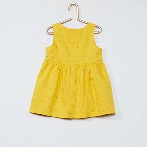 Платье без рукавов 'Eco-conception' - желтый