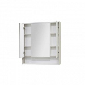 Зеркало-шкаф «Рико 80», цвет белый ясень фабрик