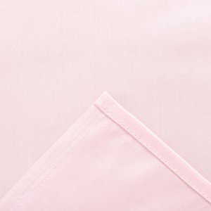 Простыня «Этель» цвет розовый, 160х210 см, мако-сатин