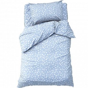 Постельное белье "Этель" 1,5 сп Soft blue 143х215 см, 150х214 см, 50х70 см -1 шт, 100% хл, бязь