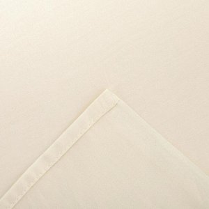 Простыня прямоугольная «Крошка Я» 100х160 см, цвет молочный, мако-сатин
