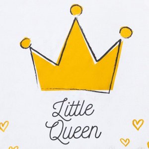 Постельное белье "Этель" 1.5 сп Little queen 143*215 см, 150*214 см, 50*70 см -1 шт,100% xл, бязь