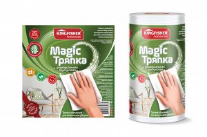 KINGFISHER®️MAGIC ТРЯПКА универсальная БАМБУКОВАЯ, 92% целлюлоза из ...