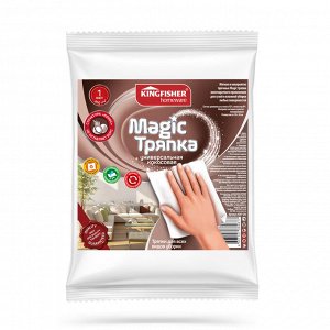 KINGFISHER MAGIC ТРЯПКА универсальная кокосовая, 92% целлюлоза из кокоса + 8% полиэстер,  30*30см, 1