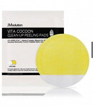 JMSolution Vita Cocoon Clean Up Peeling Pads Отшелушивающий пилинг-пэд с экстрактом кокона шелкопряда