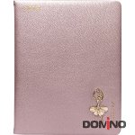 ДНЕВНИК УНИВЕРСАЛЬНЫЙ &quot;PINK COLOR WITH DECORATION&#039;&#039; С ОБЛОЖКОЙ ИЗ ИСКУССТВЕННОЙ КОЖИ