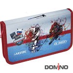 ПЕНАЛ ДВУХСТВОРЧАТЫЙ БОЛЬШОЙ &quot;ICE HOCKEY&quot; 20,5*12 СМ