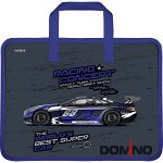 ПАПКА ПОРТФЕЛЬ А4 &quot;RACING CONCEPT&#039;&#039; 33,5*26*10 СМ ПЛАСТИКОВАЯ НА МОЛНИИ С РУЧКАМИ