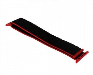 Ремешок Watch Series 42mm/44mm Nylon loon черно-красный #10