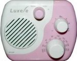 Радиоприемник Luxele РП-114, УКВ 64-108МГц, бат.3хАА (не в компл.), бело-розовый, влагозащ 17850
