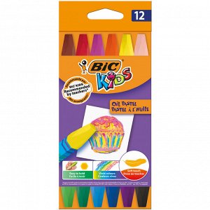 Мелки цветные BIC Kids Oil Pastel Коробка x12