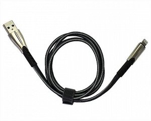 Кабель Kstati KS-002 Lightning - USB черный, 1м recommended