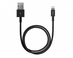 Кабель Deppa Lightning - USB черный, 1.2м, 72115