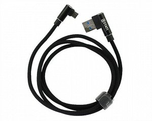 Кабель Kstati KS-003 microUSB - USB черный, 1м