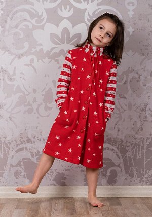 Детский банный халат Lizette Цвет: Красный. Производитель: BoboSette