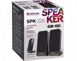 Акустическая 2.0 система Defender SPK-225 черный, 4 Вт, питание от USB, 65220 recommended