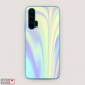 Силиконовый чехол Фиолетовая голограмма на Huawei Honor 20 Pro