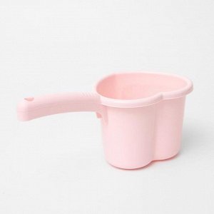 Ковш для купания детский START «Сердце» 1,5 л., цвет розовый пастельный