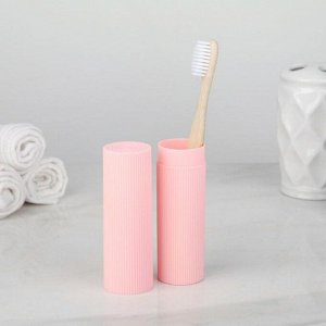 Футляр для зубной щётки и пасты, 20 см, цвет МИКС
