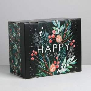 Складная коробка «Волшебного нового года», 30 - 24.5 - 15 см