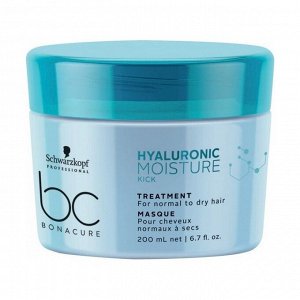 Маска для волос интенсивное увлажнение Hyaluronic Moisture, Bonacure, 200мл