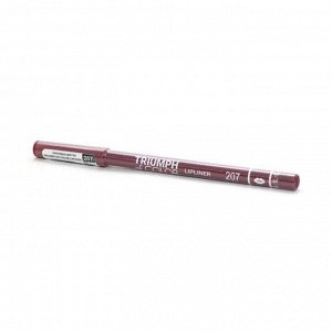 Карандаш для губ triumph of color lipliner, тон 207 pink/ розовый, tf cosmetics