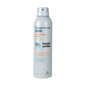 Спрей солнцезащитный fotoprotector isdin spf50+ / transparent spray wet skin, isdin, 250мл