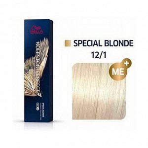 Краска для волос 12/1 песочный koleston perfect me+ special blonde, wella professionals, 60мл
