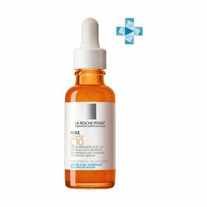 Сыворотка антиоксидантная для обновления кожи vitamin c10 serum, la roche-posay, 30мл