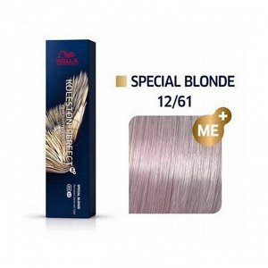 Краска для волос 12/61 розовая карамель koleston perfect me+ special blonde, wella professionals, 60мл